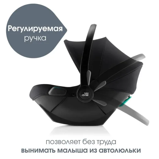 Комплект 3в1 Britax Roemer коляска SMILE 5Z LUX|Warm Caramel + автокресло BABY-SAFE PRO Space Black