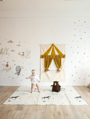 Коврик складной Pollzu двусторонний рифленый 150x180x1 см