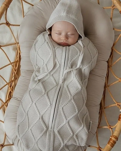 Кокон Loomknits детский Oliver Топленое молоко
