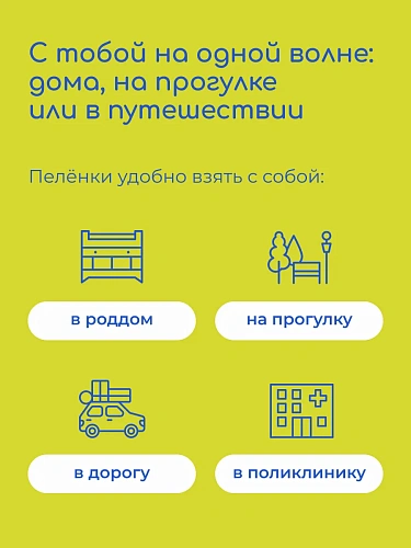 Пеленки одноразовые "Wolna" 45*60см 28 шт/уп