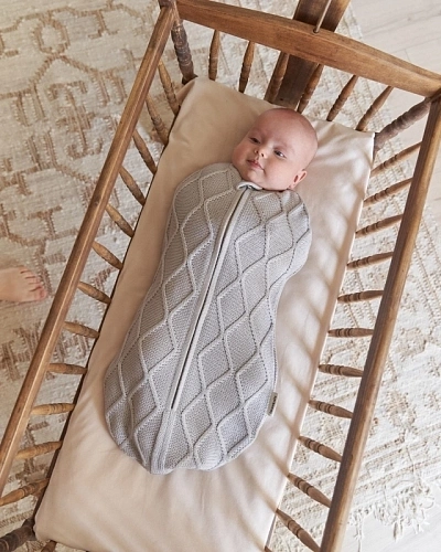 Кокон Loomknits детский Oliver Светло-серый