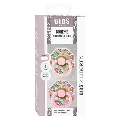 Набор пустышек латексных BIBS Liberty Boheme, 2 шт. - Oscar Meadow, 0+ мес.