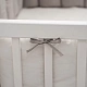 Комплект из 6 предметов Lappetti "Organic baby cotton" для прямоугольной кроватки