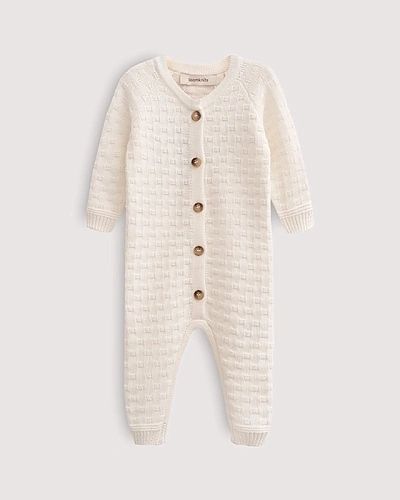 Комбинезон детский Loomknits Кремовый LW5280