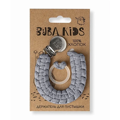 Держатель для пустышки BUBA Kids хлопковый