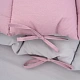 Комплект из 6 предметов Lappetti "Organic baby cotton" для прямоугольной кроватки