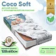 Матрас беспружинный Pituso стеганый трикотаж Coco Soft 120х60х12