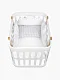 Набор бортиков на кроватку Happy Baby 3 шт. (white) Облака