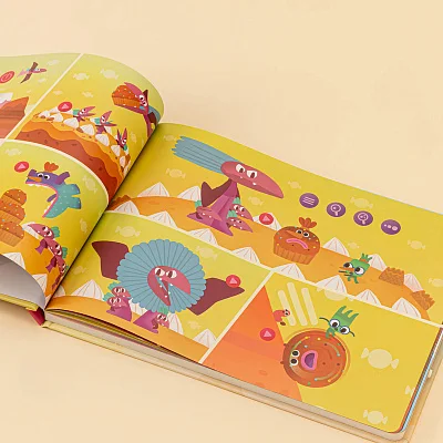 Книга интерактивная Abumba Fingerbook "Ум и Хрум"