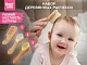 Набор 3 в 1 Roxy Kids две расчески-щеточки деревянные c мягкой щетиной и гребень