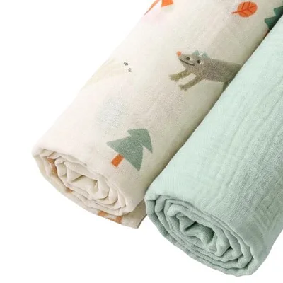 Пеленки муслиновые BUBA Kids 2 шт, 75х115
