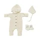 Комплект 3в1 Mimibaby с капюшоном, меринос