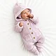 Комплект 3в1 Mimibaby с капюшоном, хлопок