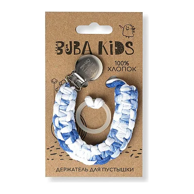 Держатель для пустышки BUBA Kids хлопковый