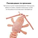 Игрушка-растяжка подвесная с вибрацией Happy Baby Креветка