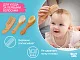 Набор 3 в 1 Roxy Kids две расчески-щеточки деревянные c мягкой щетиной и гребень