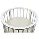 Матрас Bambola в круглую кроватку Roun Holo+Kokos 75х75*8