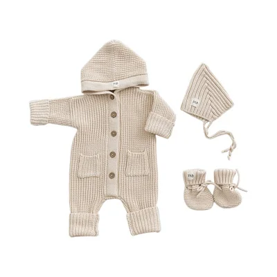 Комплект 3в1 Mimibaby с капюшоном, хлопок