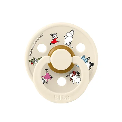 Пустышка латексная BIBS Colour - Moomin, 0+ мес.