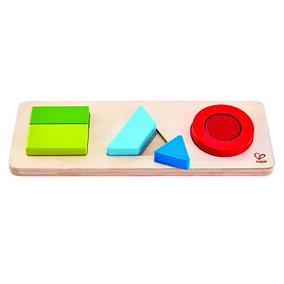 Игрушка Hape сортер деревянный "Цвета и формы" (7 предметов)