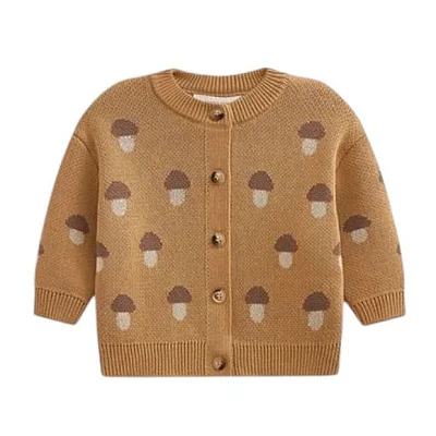 Кардиган детский Loomknits Грибочки LW5373