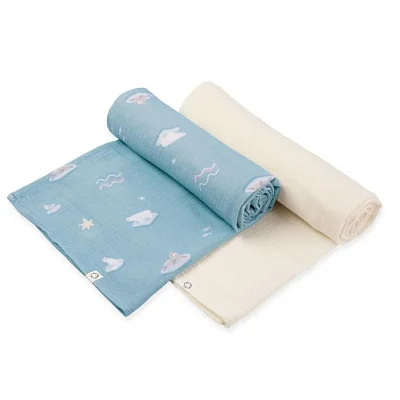 Пеленки муслиновые BUBA Kids 2 шт, 75х115