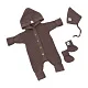 Комплект 3в1 Mimibaby с капюшоном, меринос