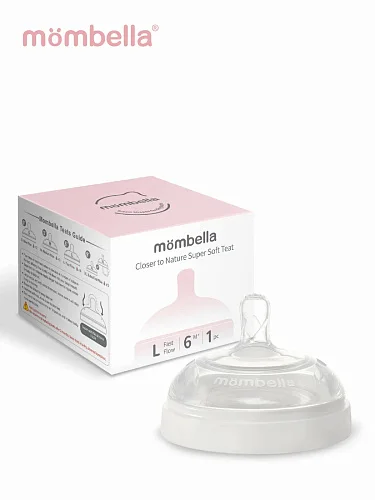 Соска Mombella для широкой бутылочки Wide Neck