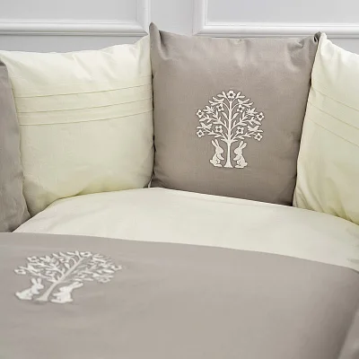 КПБ Lappetti "Organic baby cotton" для овальной и прямоугольной кроватки, 6 предметов