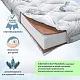 Матрас беспружинный Pituso стеганый трикотаж Coco Soft 120х60х12