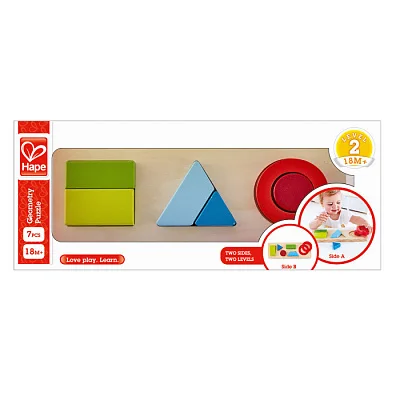Игрушка Hape сортер деревянный "Цвета и формы" (7 предметов)