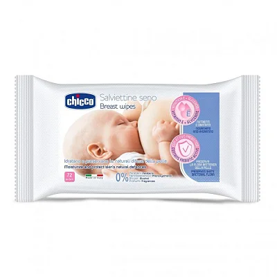 Салфетки для груди Chicco, 72 шт
