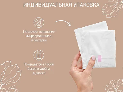 Прокладки Roxy Kids послеродовые EXTRA PLUS с бортиками и крылышками 41см, 10шт.