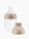 Бутылочка Happy Baby с крышкой и силиконовой соской, 125 мл