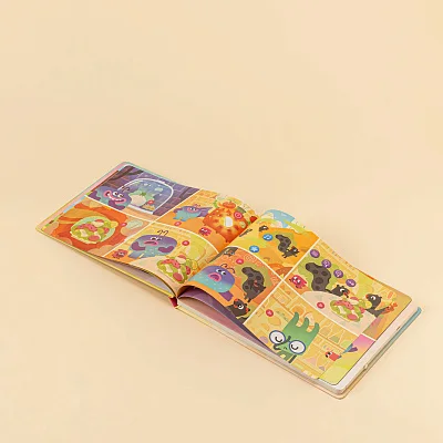 Книга интерактивная Abumba Fingerbook "Ум и Хрум"