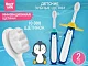 Щетка зубная для детей Roxy Kids Пингвин ультрамягкая 10000 щетинок, 2шт.