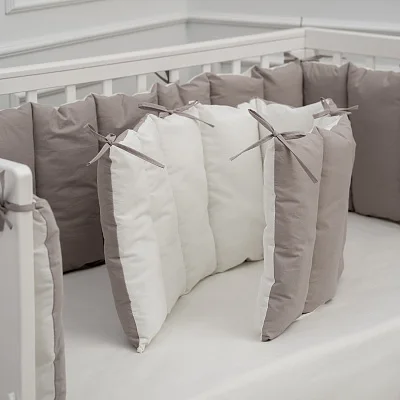 КПБ Lappetti "Organic baby cotton" для прямоугольной кроватки, 6 предметов
