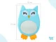 Мочалка-рукавичка Roxy Kids махровая Baby Owl