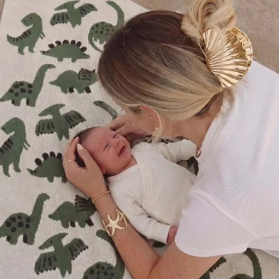 Плед Mimibaby Дино Паттерн
