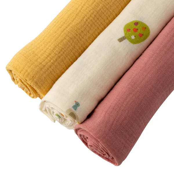 Пеленки муслиновые BUBA Kids 3 шт. 75х75