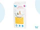 Коврик резиновый для ванны Roxy Kids антискользящий с отверстиями 35x76см