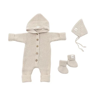 Комплект 3в1 Mimibaby с капюшоном, меринос
