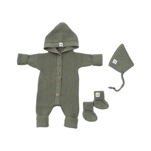 Комплект 3в1 Mimibaby с капюшоном, меринос