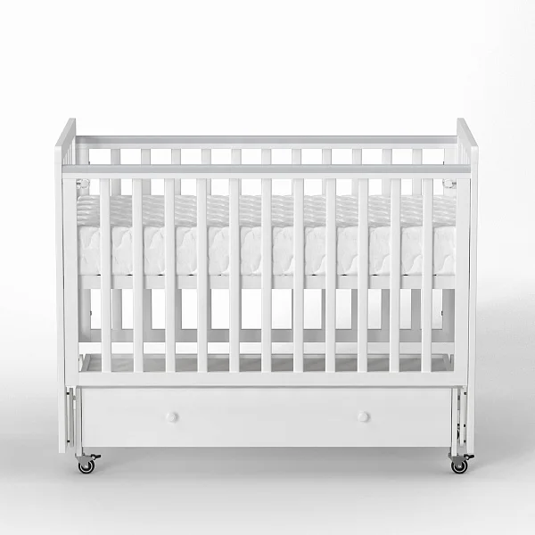 Кроватка Antemi Classic Sleep с маятником и ящиком 120*60