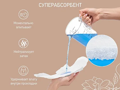 Прокладки Roxy Kids послеродовые EXTRA PLUS с бортиками и крылышками 41см, 10шт.