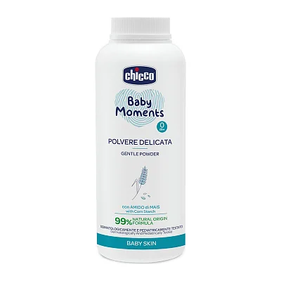 Присыпка детская Chicco Baby Moments без талька, 130гр