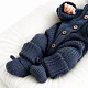Комплект 3в1 Mimibaby с капюшоном, хлопок