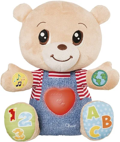 Мишка говорящий Chicco Teddy Emotion (русс/ англ)