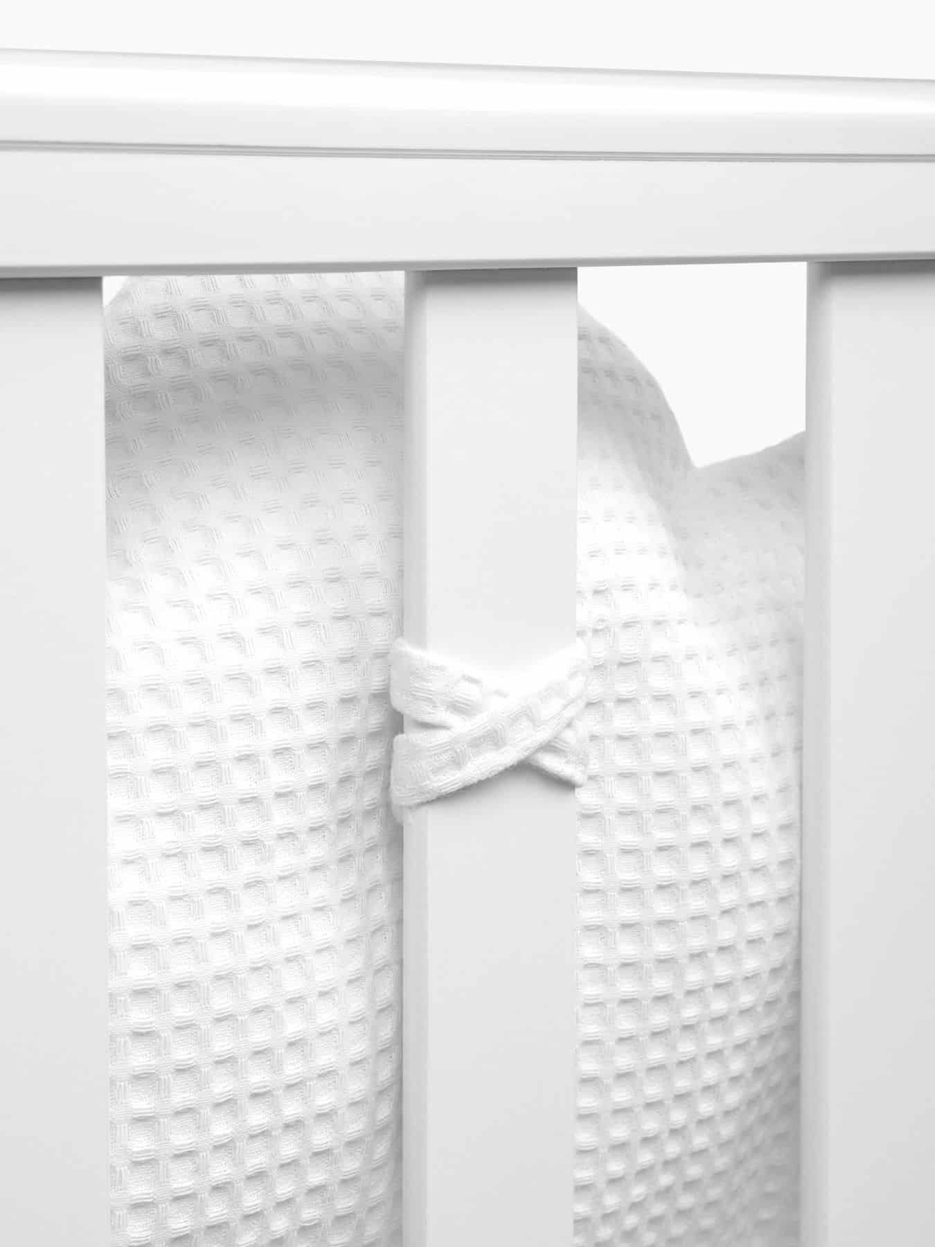 Набор бортиков на кроватку Happy Baby 3 шт. (white) Облака 5