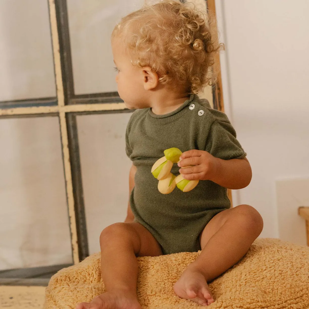 Прорезыватель для зубов Oli&Carol Patricio the Pistachio 4